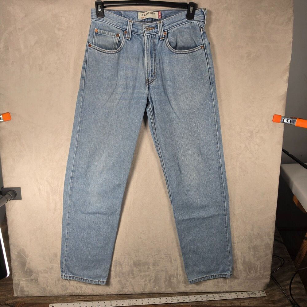 Levi's 550 Relaxed Fit Jeans Men's 31x30 Light Wash Blue Tapered Leg Denim